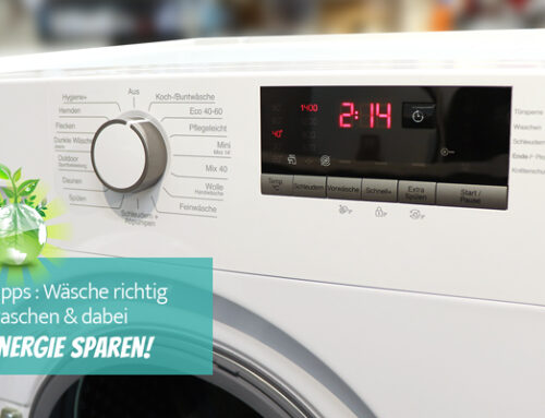 Waschmaschine richtig bedienen und Strom sparen!