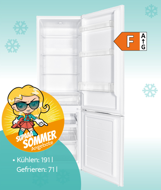 Silva Schneider GK3550 Kühl-Gefrier-Kombi Sommer Angebot