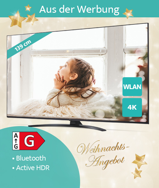 LG 55UP81006LR 4K-UHD-Smart-TV Weihnachtsangebot