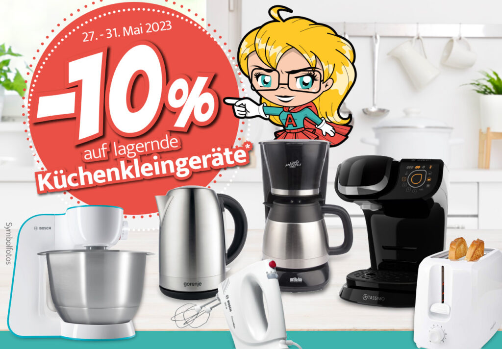 – 10 Prozent auf Küchenkleingeräte - 10 Prozent auf Küchenkleingeräte